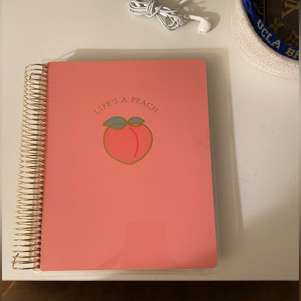 Life’s a Peach planner by the James Burke collect!🍑